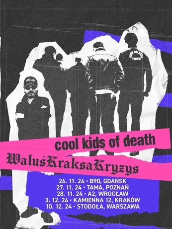 Poznań Wydarzenie Koncert Cool Kids of Death + WaluśKraksaKryzys
