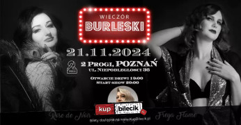 Poznań Wydarzenie Spektakl Burleska by Rosę de Noir w klubie 2 progi