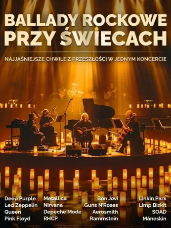 Poznań Wydarzenie Koncert Ballady Rockowe przy Świecach