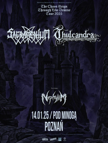 Poznań Wydarzenie Koncert THULCANDRA/SACRAMENTUM