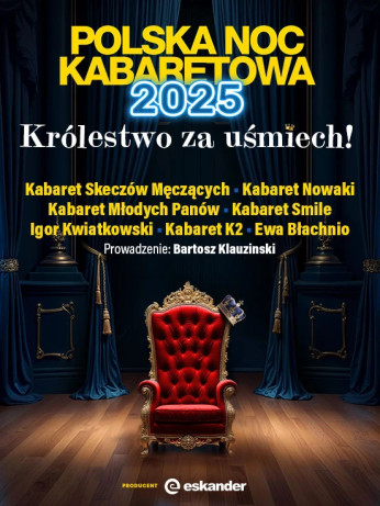 Poznań Wydarzenie Kabaret Polska Noc Kabaretowa 2025