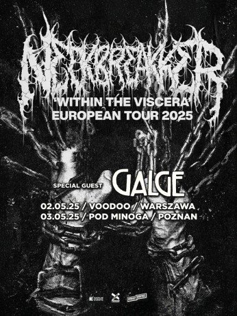 Poznań Wydarzenie Koncert NECKBREAKKER + GALGE "Within The Viscera Tour"