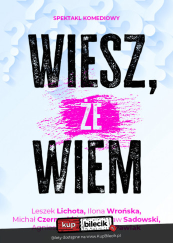 Poznań Wydarzenie Spektakl Niebezpiecznie śmieszna komedia z udziałem gwiazd