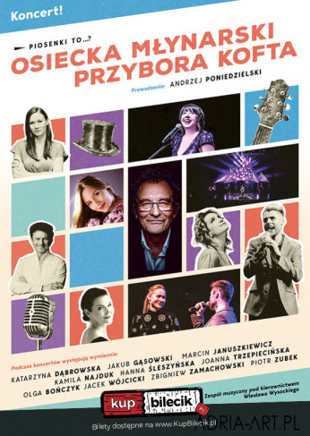 Poznań Wydarzenie Koncert Wystąpią: A. Poniedzielski, H. Śleszyńska i inni