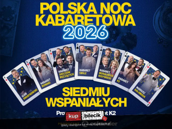 Poznań Wydarzenie Kabaret Polska Noc Kabaretowa 2026 - Siedmiu wspaniałych