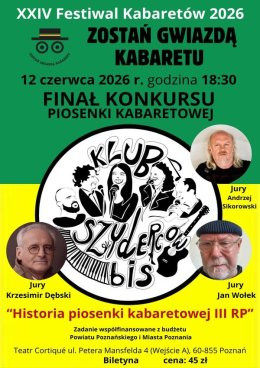 Poznań Wydarzenie Koncert Finał Konkursu Piosenki Kabaretowej