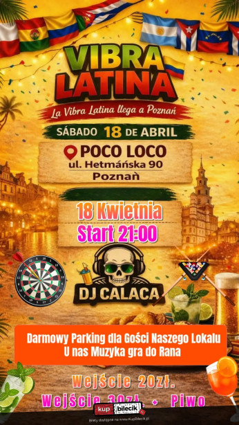 Poznań Wydarzenie Koncert Vibra Latina - Muza gra!