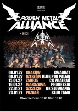 Poznań Wydarzenie Koncert Polish Metal Alliance + gość Aquilla