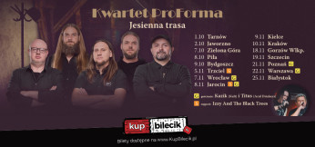 Poznań Wydarzenie Koncert Kwartet Proforma - Jesienna Trasa z gościnnym występem Kazika Staszewskiego i Titusa Pukackiego