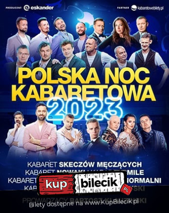Poznań Wydarzenie Kabaret Polska Noc Kabaretowa 2023