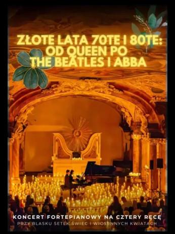 Poznań Wydarzenie Koncert Koncert przy świecach: Złote Lata 70te i 80te – od ABBA po Queen i The Beatles