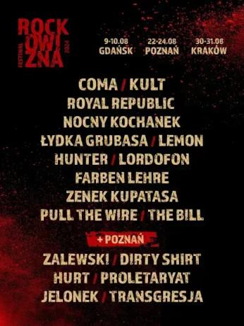 Poznań Wydarzenie Festiwal Rockowizna Festiwal 2024 - pole namiotowe (22-25.08.2024)