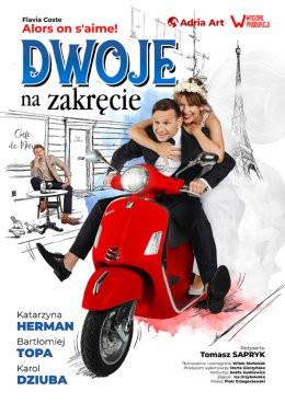 Poznań Wydarzenie Spektakl Dwoje na zakręcie - Herman, Topa i Dziuba w komedii teatralnej