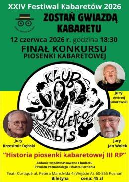 Poznań Wydarzenie Koncert Finał Konkursu Piosenki Kabaretowej