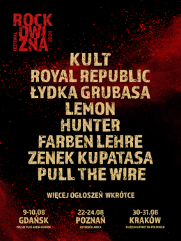 Poznań Wydarzenie Festiwal KARNET: 22-24.08.2024 Rockowizna Festiwal Poznań