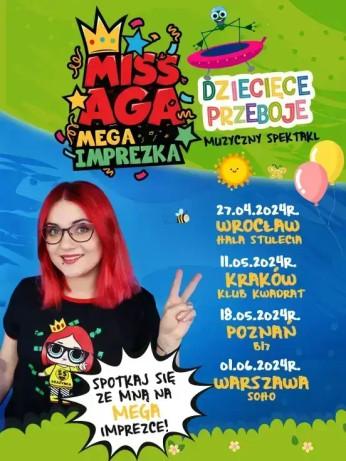 Poznań Wydarzenie Inne wydarzenie MISS AGA MEGA IMPREZKA