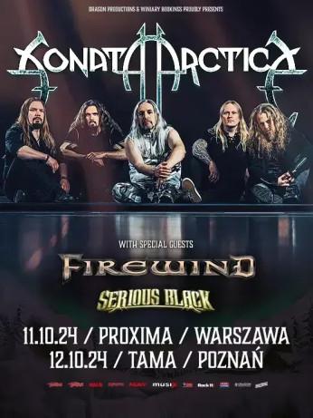 Poznań Wydarzenie Koncert SONATA ARCTICA / FIREWIND / SERIOUS BLACK